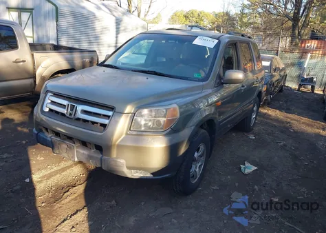2007 Honda Pilot Ex из США, поврежденный, VIN 5FNYF18457B006905